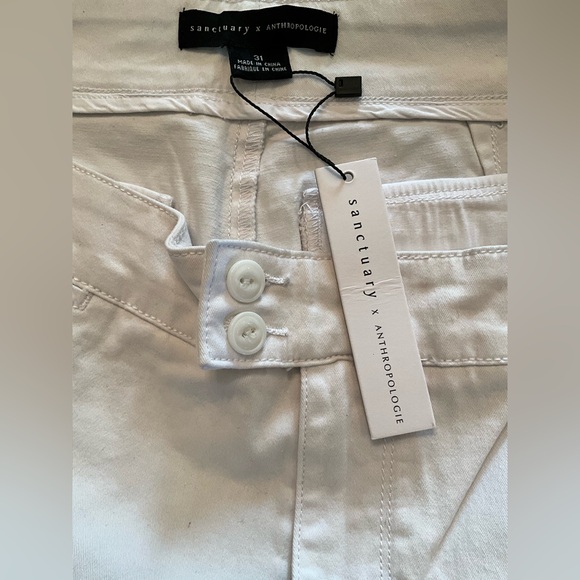 NWT Anthropologie x Sanctuary Odyssey White Short 31 - Picture 4 of 8